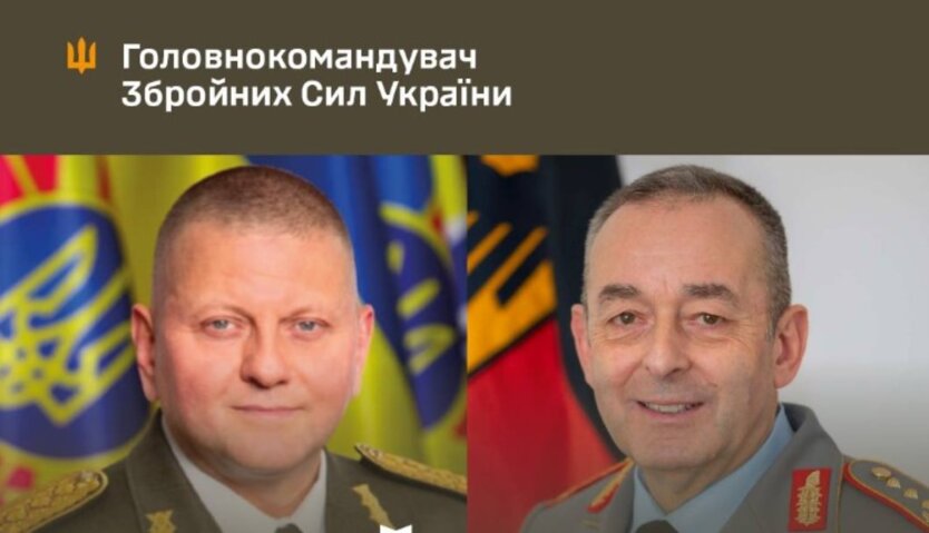 Валерий Залужный и Карстен Бройер, переговоры, Украина, Германия