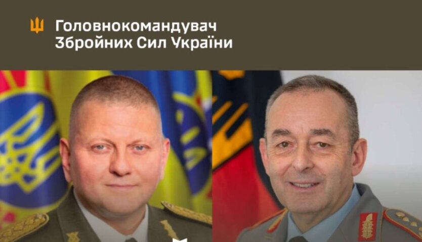 Валерій Залужний та Карстен Бройєр, Україна, Німеччина