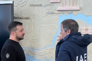 Владимир Зеленский и Рафаэль Гросси