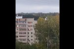 У мережі з'явився момент падіння безпілотника у російському Смоленську: відео