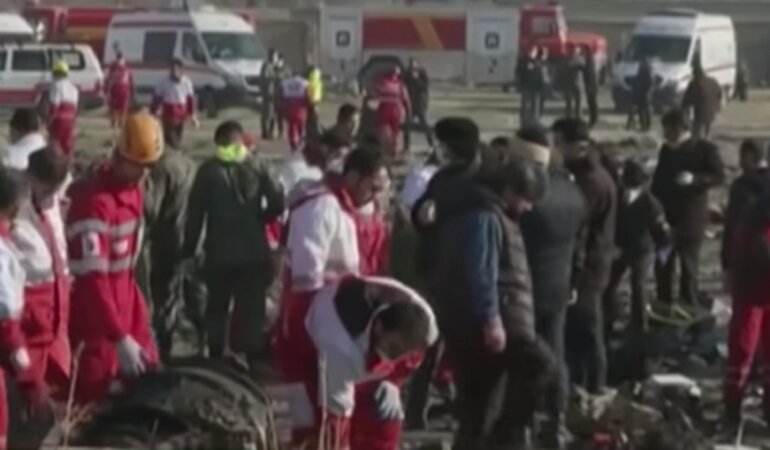 Сбитый в Иране самолет МАУ