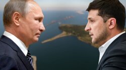 Владимир Путин и Владимир Зеленский