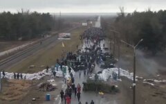 Безоружные жители не пустили оккупантов в Энергодар