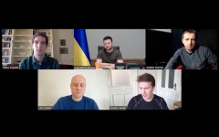 Владимир Зеленский дал интервью российским журналистам