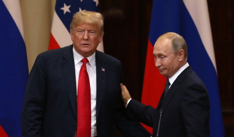 Дональд Трамп и Владимир Путин / Фото: Getty Images