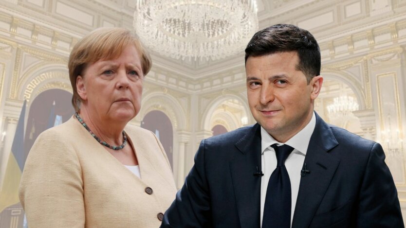 В Киеве закончилась встреча Зеленского и Меркель: итоги
