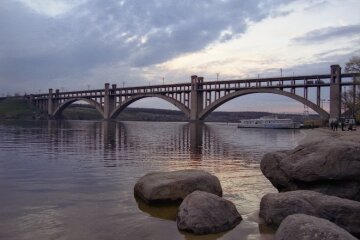 мост Преображенского Запорожье
