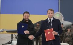 Владимир Зеленский и Эммануэль Макрон