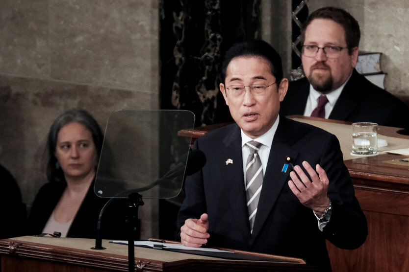 Кишида отметил, что международный порядок, который Соединенные Штаты сформировали после Второй мировой войны, под угрозой