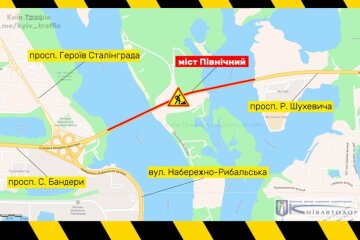 В Киеве частично ограничат движение из-за ремонта