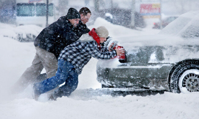 Авто взимку
