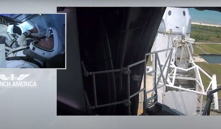 Запуск Crew Dragon