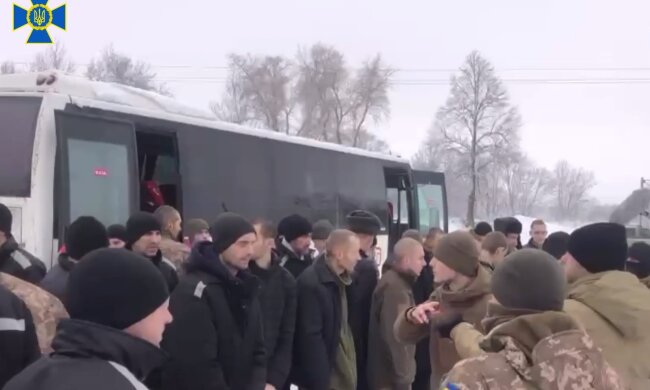 Освобождение украинских пленных