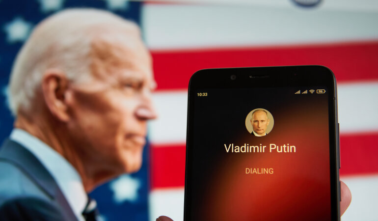 Владимир Путин и Джозеф Байден