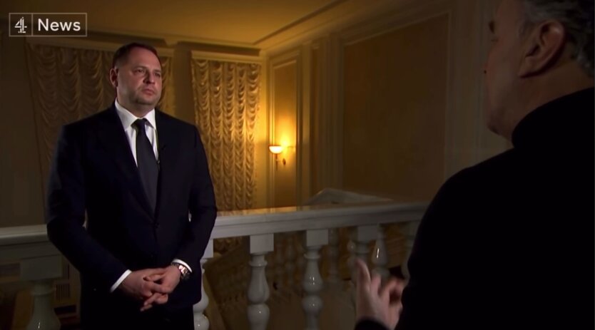 Глава ОП Андрей Ермак, интервью Channel 4