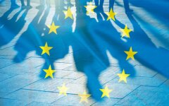 Украинские беженцы в Евросоюзе
