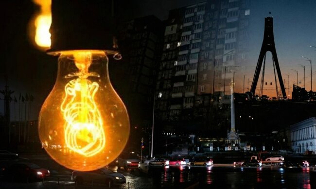 Отключение электроэнергии в Киеве