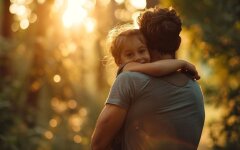 Отец с ребенком