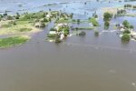 Затоплені будинки українців на Херсонщині