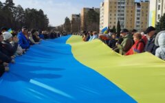 Митинг в Славутиче, оккупанты, вторжение России