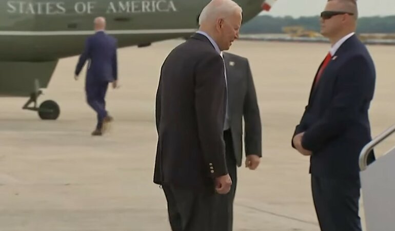 Джо Байден, президент США, скриншот
