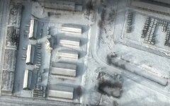 Расположения российских войск на границе Украины, снимки со спутника