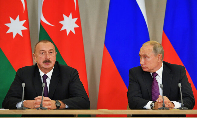 Ільхам Алієв та Путін