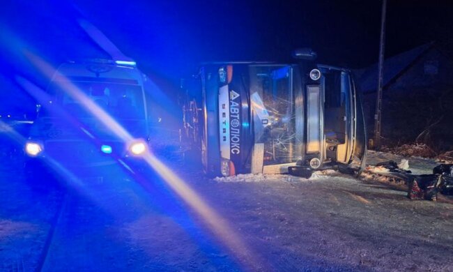В Польше перевернулся автобус с украинцами: есть пострадавшие