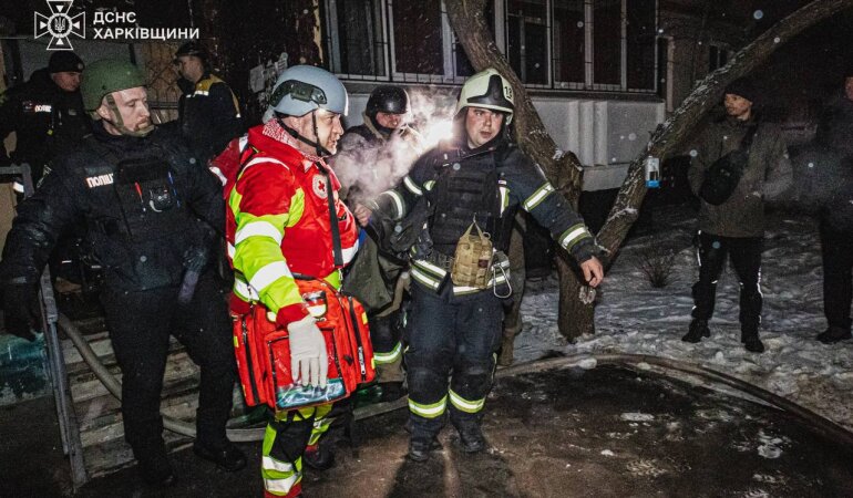 Атака дронів на Харків