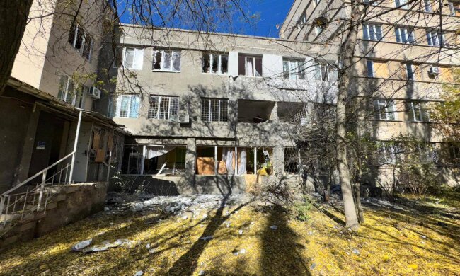 Обстрел больницы в Херсоне