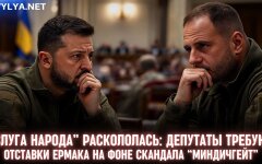 Раскол фракции "Слуга народа" в Верховной Раде из-за Андрея Ермака