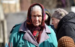 Пенсионеры в Украине