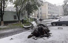 Молдова, непогода в Кишеневе