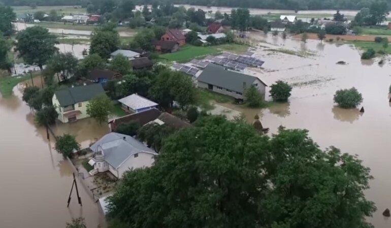 Наводнение на Западной Украине,Посольство США в Украине,потоп в Украине