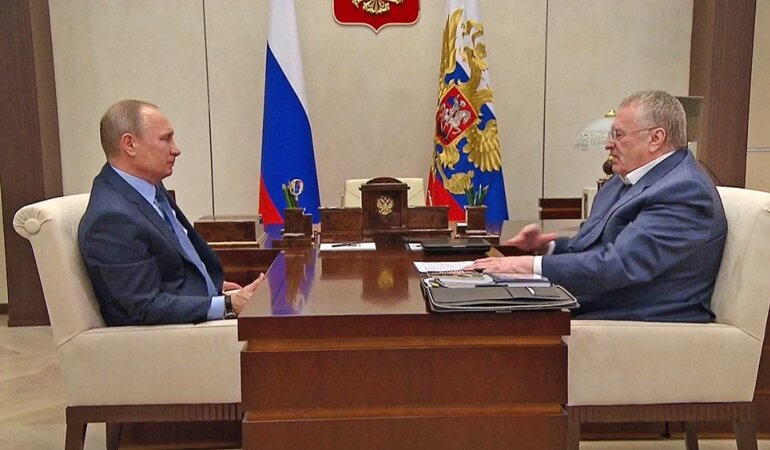 Владимир Путин и Владимир Жириновский