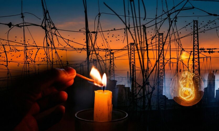 Отключения света в Украине