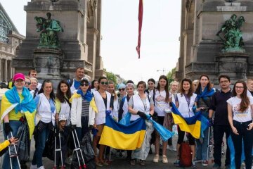 Украинские беженцы в Бельгии