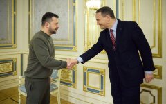 Владимир Зеленский и Радек Сикорский