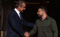 Володимир Зеленський з Кіріакосом Міцотакісом