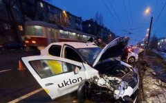 ДТП с такси Uklon в Днепре