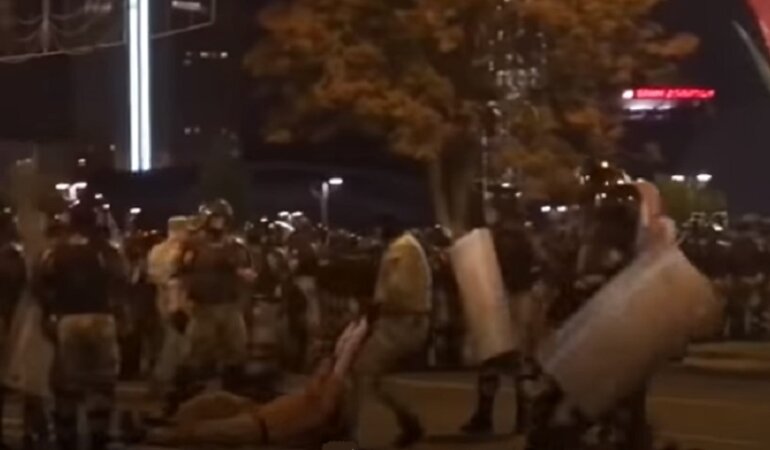 Протесты в Минске