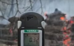 Пожар в Чернобыльской зоне