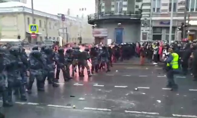 Протесты в поддержку Навального