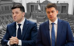 Владимир Зеленский и Дмитрий Разумков
