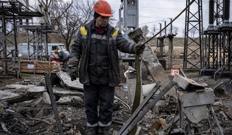 Удары по энергетике / Фото: GettyImages