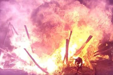 На Житомирщине произошел мощный взрыв с пожаром, есть пострадавшие: видео