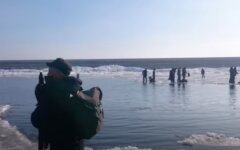 Рыбаки на льду