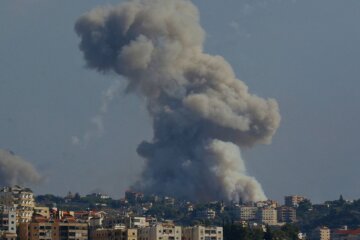 Бомбаридировка Бейрута (архивное фото)