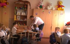 Украинские школы, переселенцы, зачисление в школу, первый класс