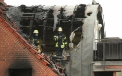 Самолет упал на жилой дом в Германии
